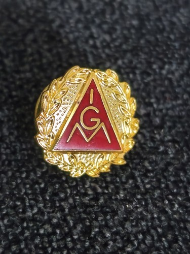 Igmetall pin goldene - igmetall,