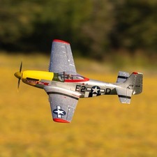 E-flite RC Elektro Flugzeug UMX P-51D Mustang Detroit Miss BNF Basic