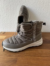 GUESS Boots Snowboots Stiefelette Grau-Beige Gr. 39 - Neu