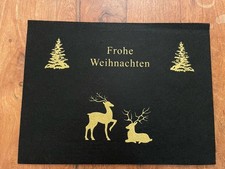 Edles Tischset, schwarz gold