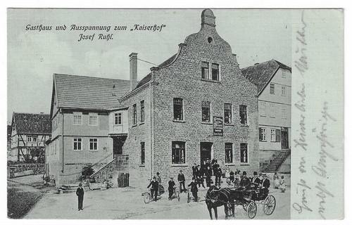 Ansichtskarte gasthaus und - ansichtskarte,