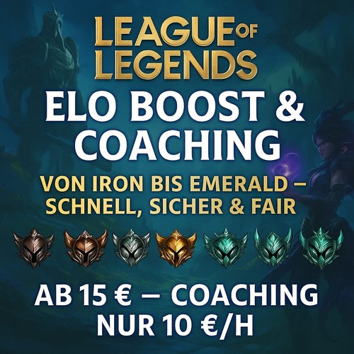 League legends elo boost - league, of