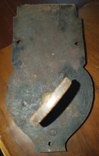 antikes "Biedermeier" Truhenschloß schloss Schlüssel antik