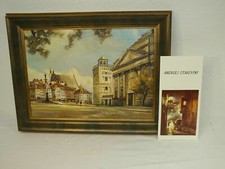 ANDRZEJ STARZYCKI (1949 - 2010) "Schloss Platz in Warschau" Polen polnisch