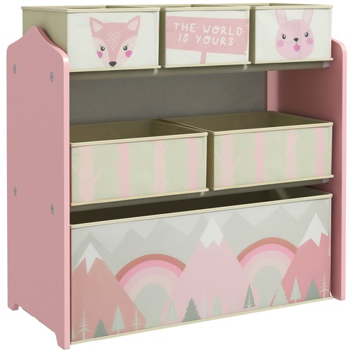 Kinderregal spielzeugregal mit - kinderregal,
