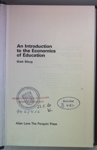 Introduction the economics - introduction, to