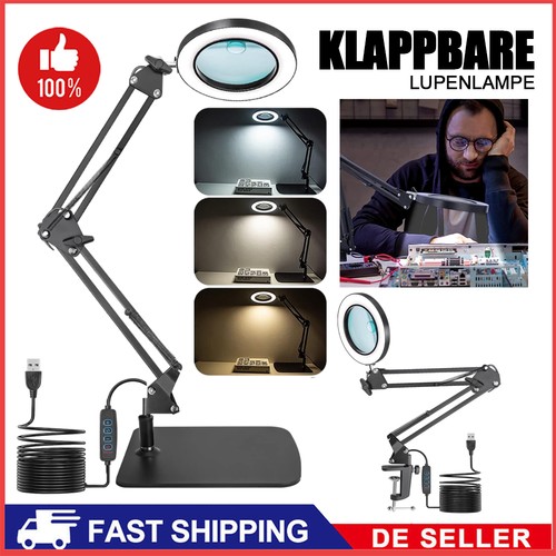 Led tischlupenleuchte - led-tischlupenleuchte, 8x