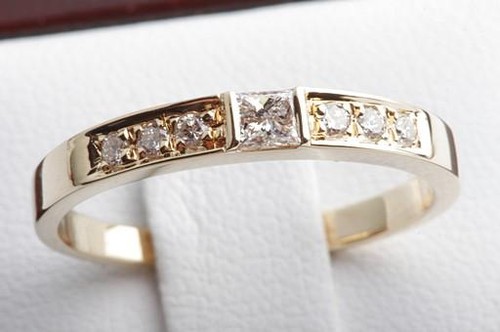 Ring mit prinzess diamant und - diamant,