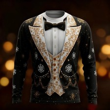 Weihnachten Fake Anzug Muster