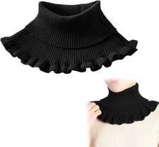 Rollkragenschal, Krageneinsatz