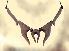 Goa Holzkette Holzschmuck