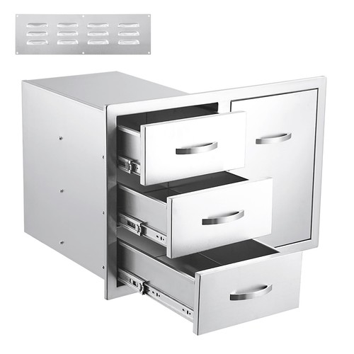 Edelstahl küchenschrank set - edelstahl,