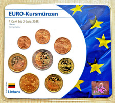 Litauen - KMS Euro 2015 - Blister - Stempelglanz - 1 Cenz bis 2 Euro