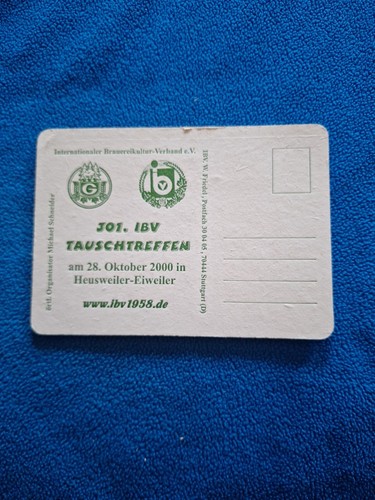 Bierdeckel 2000 heusweiler - bierdeckel,