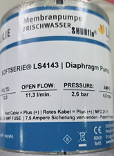 12V Membranpumpe SHURflo LS4143 Druckpumpe Camping, Wohnmobil Boot Frischwasser