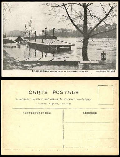 Paris hochwasser jan 1910 - paris,