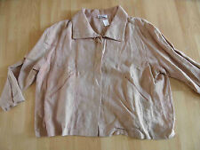 NOOK schöne weite Leinenjacke rosa-beige onesize NEU HMI3