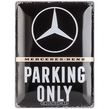 Relief-Blechschild "Mercedes