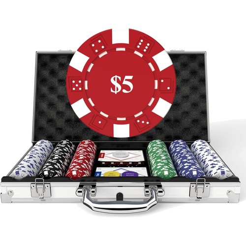 Exklusives poker set 300 chips - exklusives,