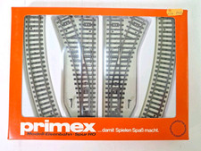 PRIMEX 5033 Spur H0 Gleispackung mit Weichenpaar für Handbetrieb