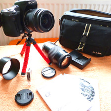 Sony A230 l 2x Objektiv l XXL EXTRAS l SLT Spiegelreflex Kamera 10MP FULLHD
