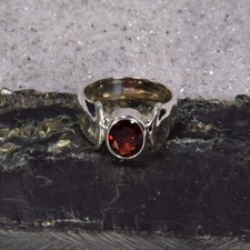 Granat Ring, 925er Silber