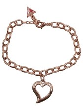 GUESS Damen Armband Herz Charm