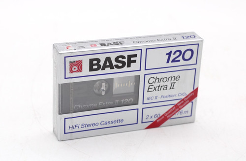 Basf kassette 120 chrome extra - chrome,