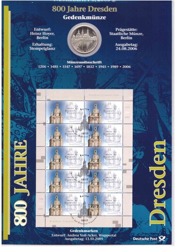 Numisblatt 2006 800 jahre - numisblatt,