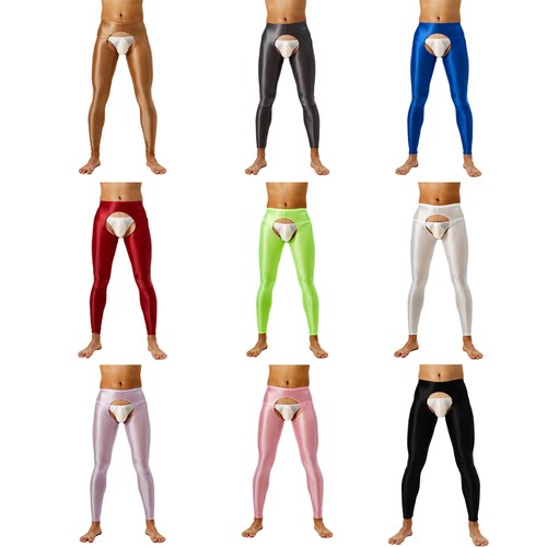 Herren hose glänzend leggings - herren,