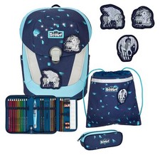 Scout LED Sunny II Set 5-teilig Schulranzen Schlampermäppchen Pegasus