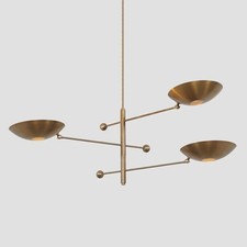 3-flammige Mid Century Modern