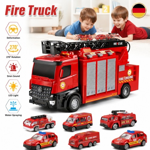 Feuerwehrauto spielzeug groß - feuerwehrauto,