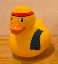 XXL-Badeente, gelb/rot/blau