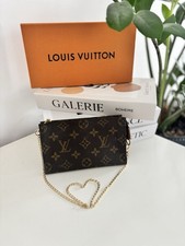 Original Louis Vuitton Pochette Bucket Bag Pochette Accessoire Clutch Monogram