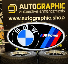 BMW M Power ovales beleuchtetes Händlersteckerschild