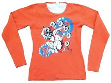 WoW JAPANES SAMURAI Japanischer Samurai Krieger Soft Stonewash Langarm T-SHIRT S