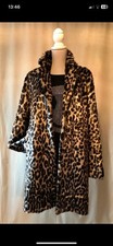 Leopard Fake Fur Mantel Blonde No.8 GrXL