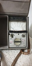 Metrawatt (?) Messbrücke in Ledertasche mit Defekten Messgerät 