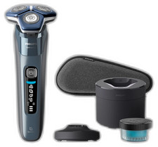 Philips S7882/55 Series 7000 Herrenrasierer Akkubetrieb nass und trocken Eisblau