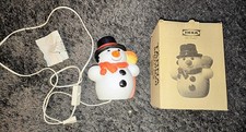 Ikea "Tärna" Schneemann Lampe Vintage