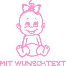 Babyaufkleber mit Wunschname