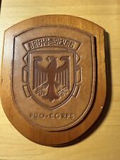 Wappen Schulschiff Deutschland Auf Holz Bundeswehr BRD Schiff Marine Original 