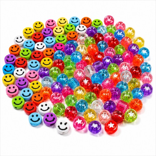 Kunststoff perlen emoji - kunststoff,