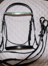 " STRASS " Leder Reittrense +