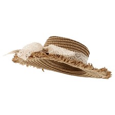 1pc Spitze Stroh Hut Puppe