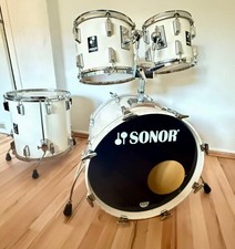 Vintage Sonor Lite Drum Shellset Bopset Jazz Set 18,10,12,14 CL creme lacquer