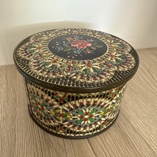 Alte Blechdose, Blech, Dose, Deko, Shabby Vintage Brocante Belgien-A