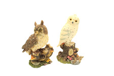 2 Stück Eule Deko Garten Polyresin ca. 30 cm, C6.13