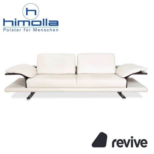 Himolla leder dreisitzer creme - leder,